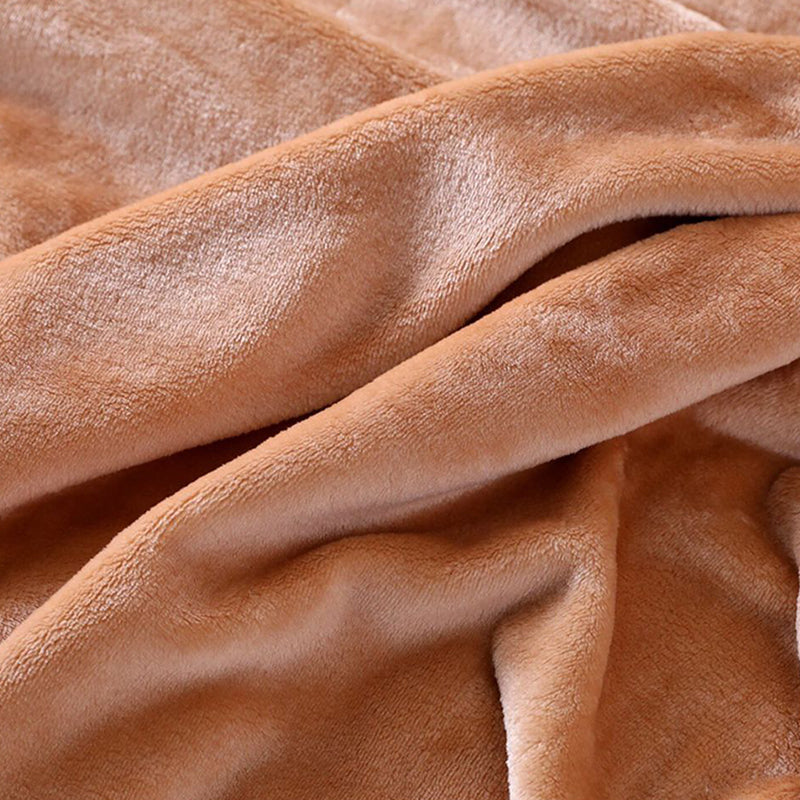 Trending Plain Double Tamilon Flannel Blanket