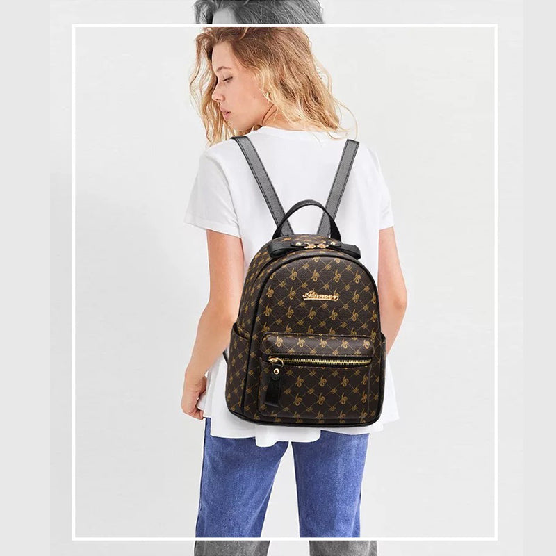 Luxury Fashion Small Backpack Alfa Women C2 | Printed Trendy Backpack