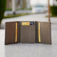 Men's Genuine Leather Wallet | 3 Fold Button Wallet WLT0001 Zaappy