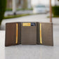 Men's Genuine Leather Wallet | 3 Fold Button Wallet wlt0001 | Llwltglcxx