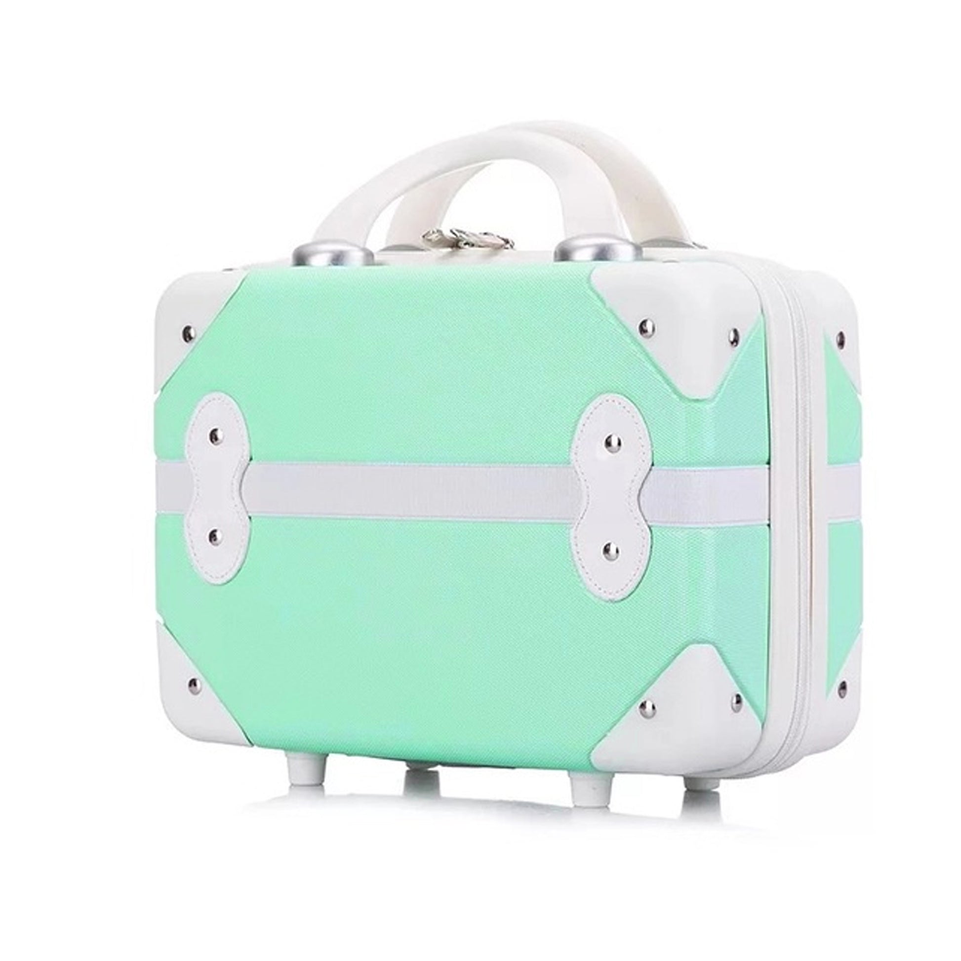 Corner Guard Green Lightweight ABS Beauty Case zaappy