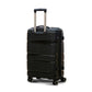PP material Luggage | hard case trolley bag | Lightweight | 3 Pcs Set 20”24” 28”inches | 3 years warranty | PP Black | AMPPMLBK