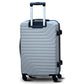 3 Pcs Travel Luggage Gray Colour SJ ABS Light Weight Hard case Trolley Bag