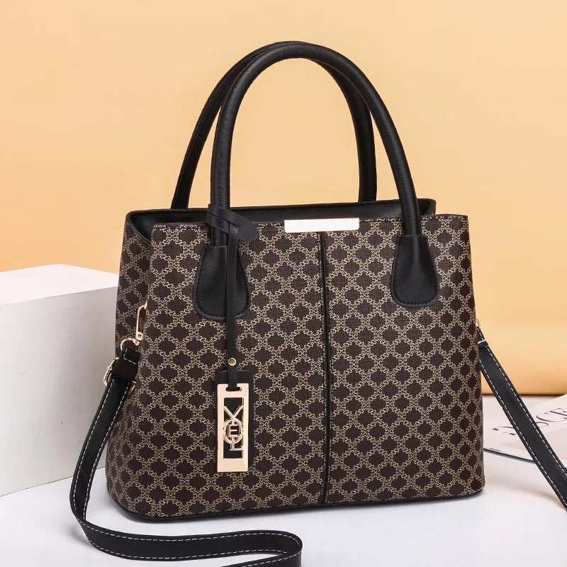 Women Fashion Printed Shoulder Bag | Cross Mesh Shoulder Bag