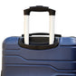 3 Pcs Full Set 20" 24" 28 Inch Blue Prosperity 4 Wheel Lightweight ABS Luggage zaappy uae