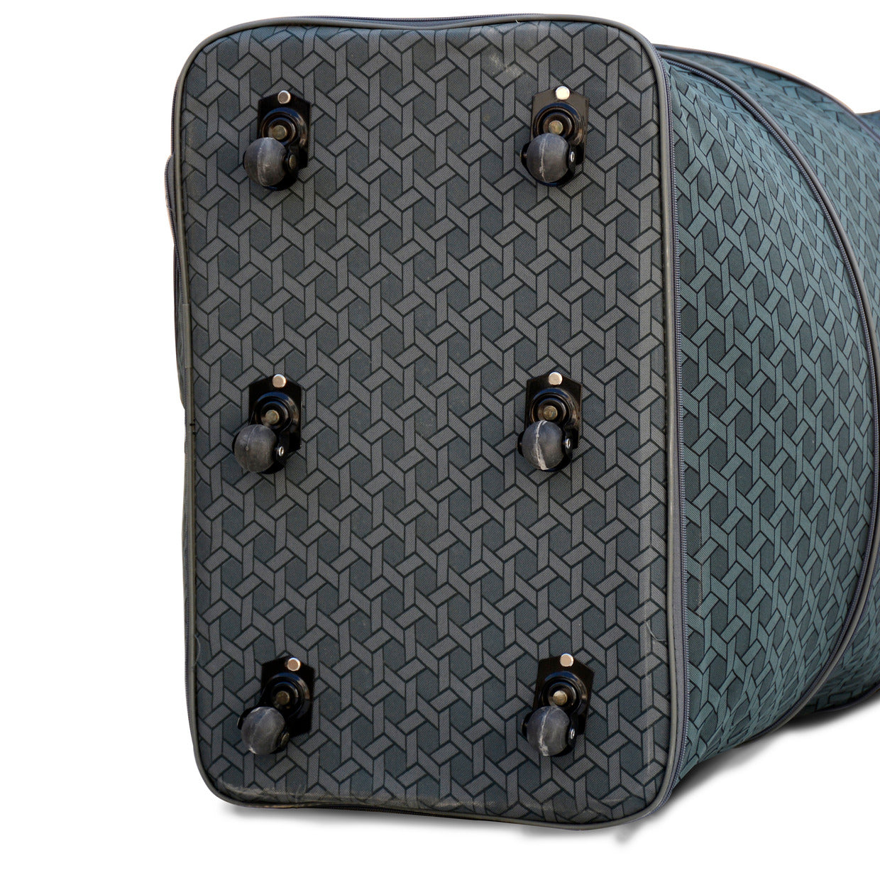 Travel Check Type 6 Wheel Foldable Storage Bag | Check Type Foldable Storage Bag Zaappy