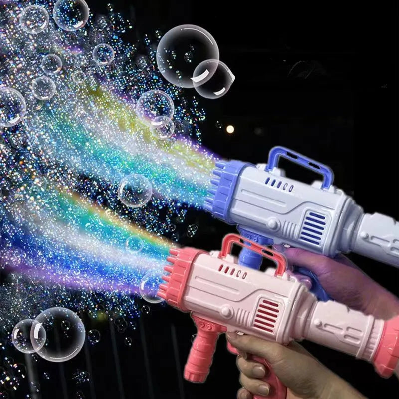 Bazooka 36-Hole Electric Bubbles Gun For Toddlers Toys