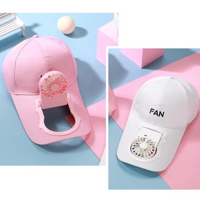 Hiking Cap with USB Rechargeable Fan | Cooling Fan Caps For Outdoor Travel