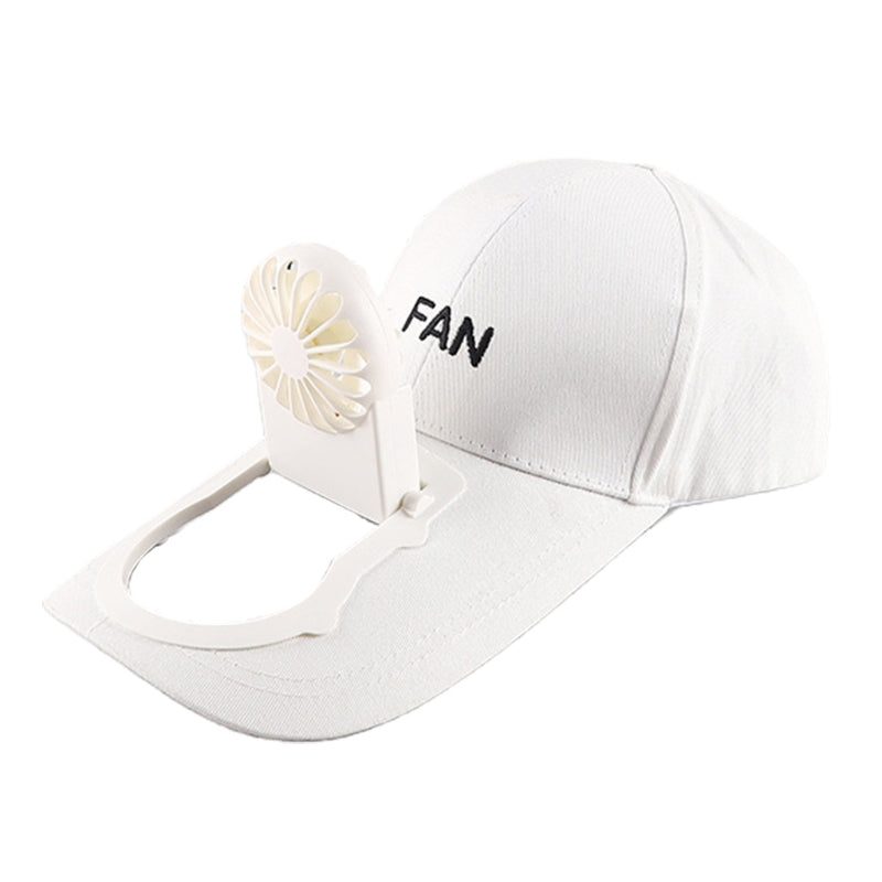 Hiking Cap with USB Rechargeable Fan