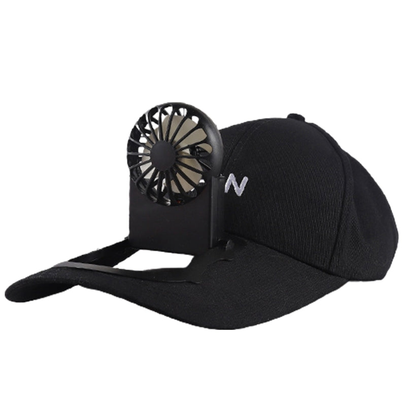 Hiking Cap with USB Rechargeable Fan