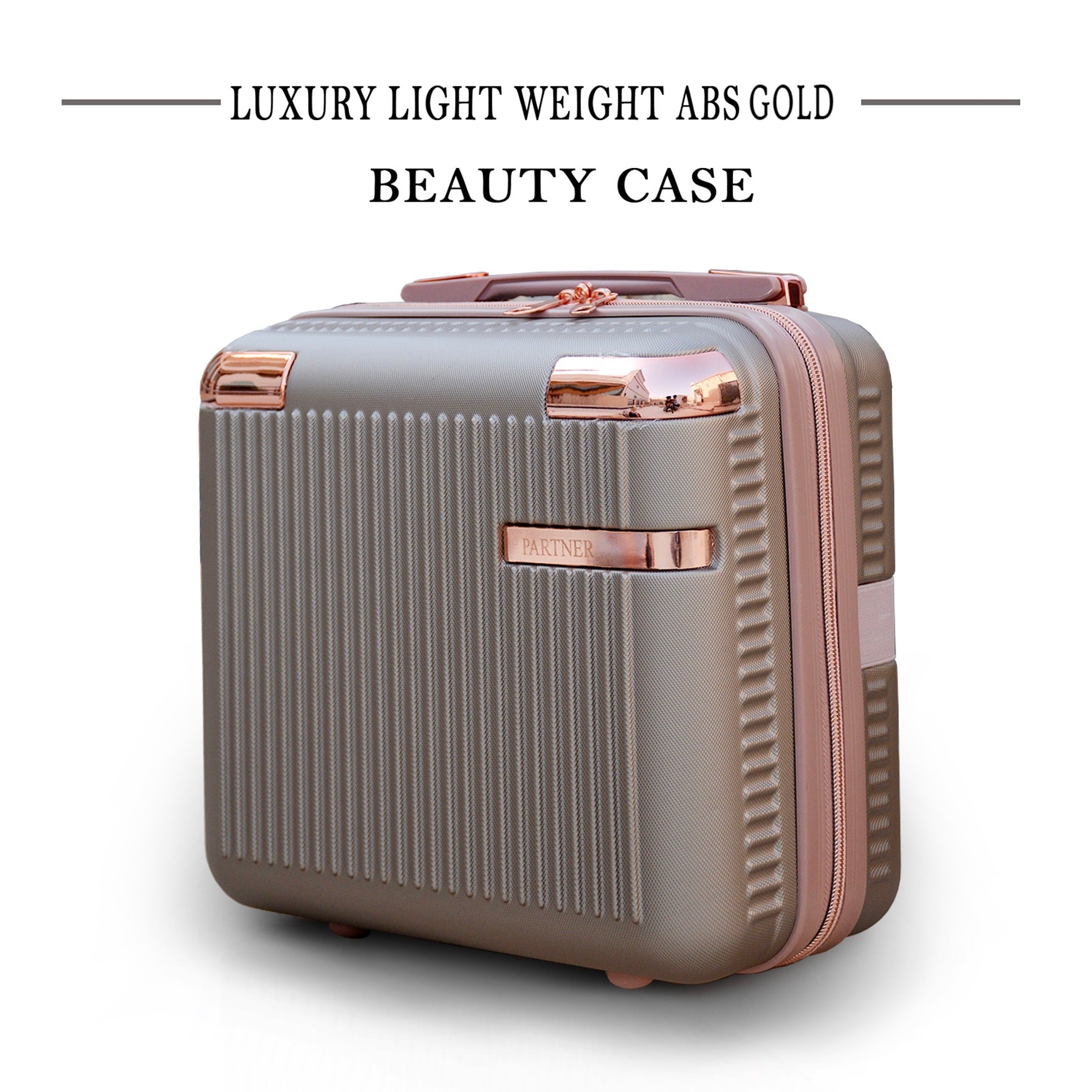 Luxury ABS Beauty Case Lightweight Make Up Box Zaappy