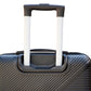 Black 4 Wheel ABS Luggage Yinton Cross Line | Carry On Baggage