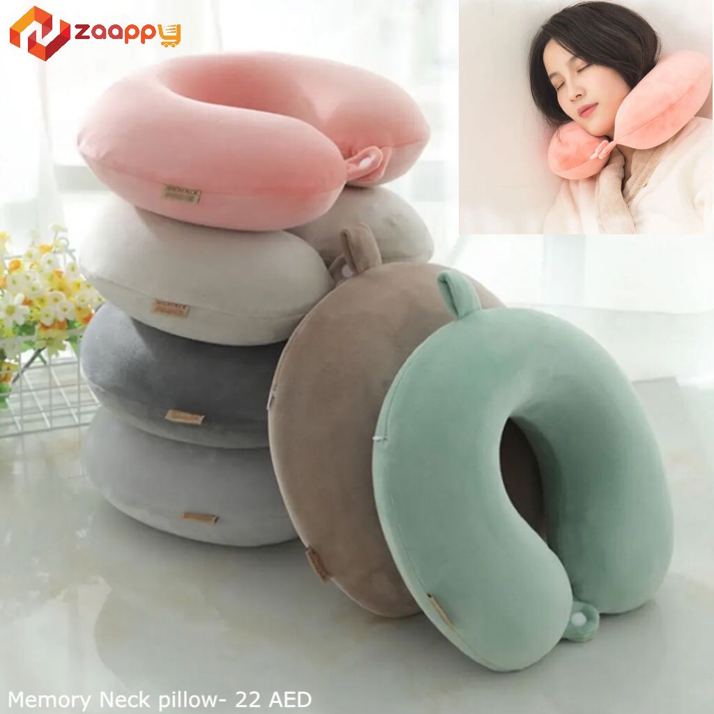 Memory Foam Neck Pillow U-Shaped