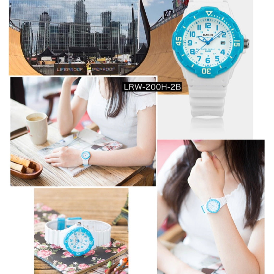 Casio Watch For Women Blue | LRW-200H-2B - CWG03B/298