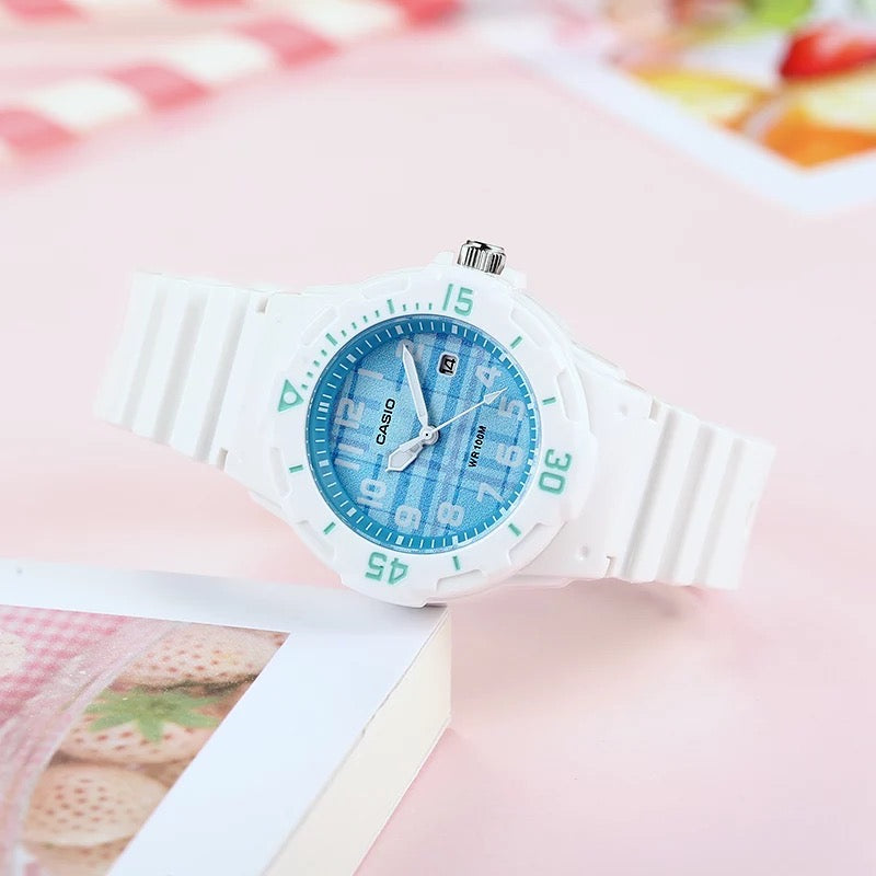 Casio Analog Women Watch Light Blue / LRW-200H-3CV - 297