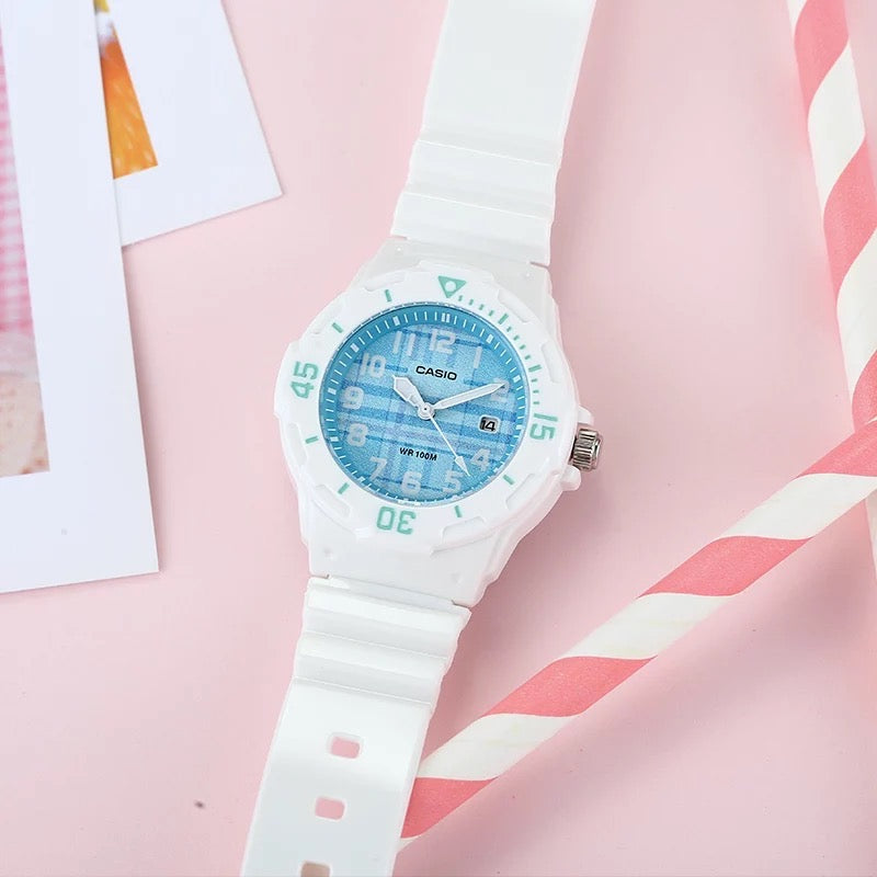 Casio Analog Women Watch Light Blue / LRW-200H-3CV - CWG06B/297 Zaappy