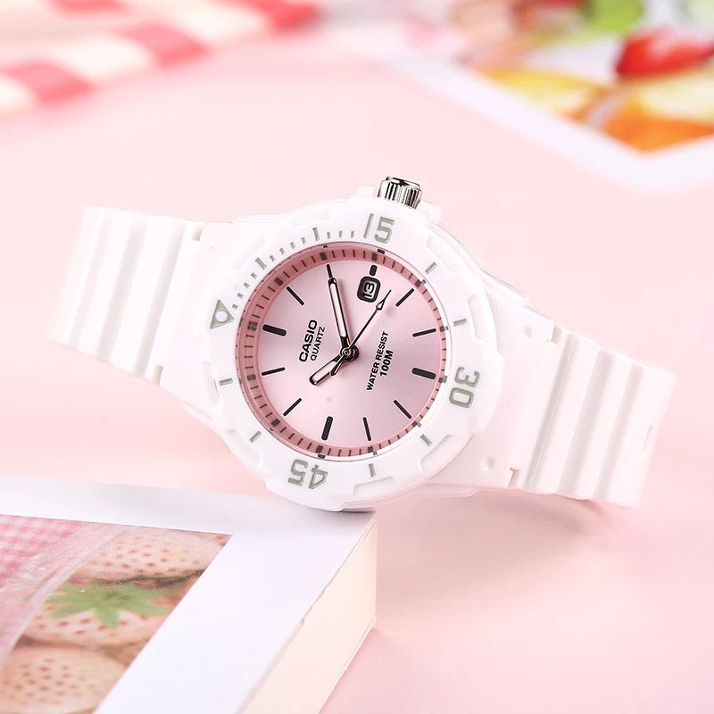 Women Casio Analog Watch White & Rose | G11 - CWG011/291