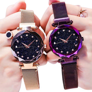 Combo Offer Women's Watch Luxury Fashion C3 | Women's Magnetic Watch