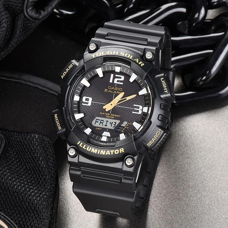 Casio Men’s Water Resistant Analog With Digital Watch | Casio Watch K06 - XXCWPLK6BK/277 Zaappy