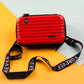  best quality mini shoulder bag pvc striped  women, mini luggage strip handbag, mini shoulder bag online shopping zaappy, appy online shopping mini shoulder bag cross body bag, mini crossbody bag women low price dubai, mini sling waterproof bag bags, best bags in dubai, shoulder side bag zapy