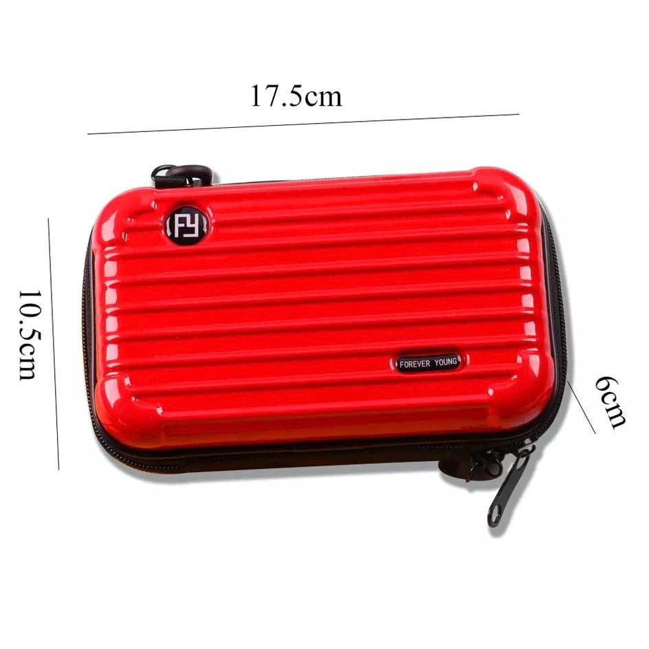 Women Clutch Small PVC Shoulder Bag | Mini Luggage Strip Model-2