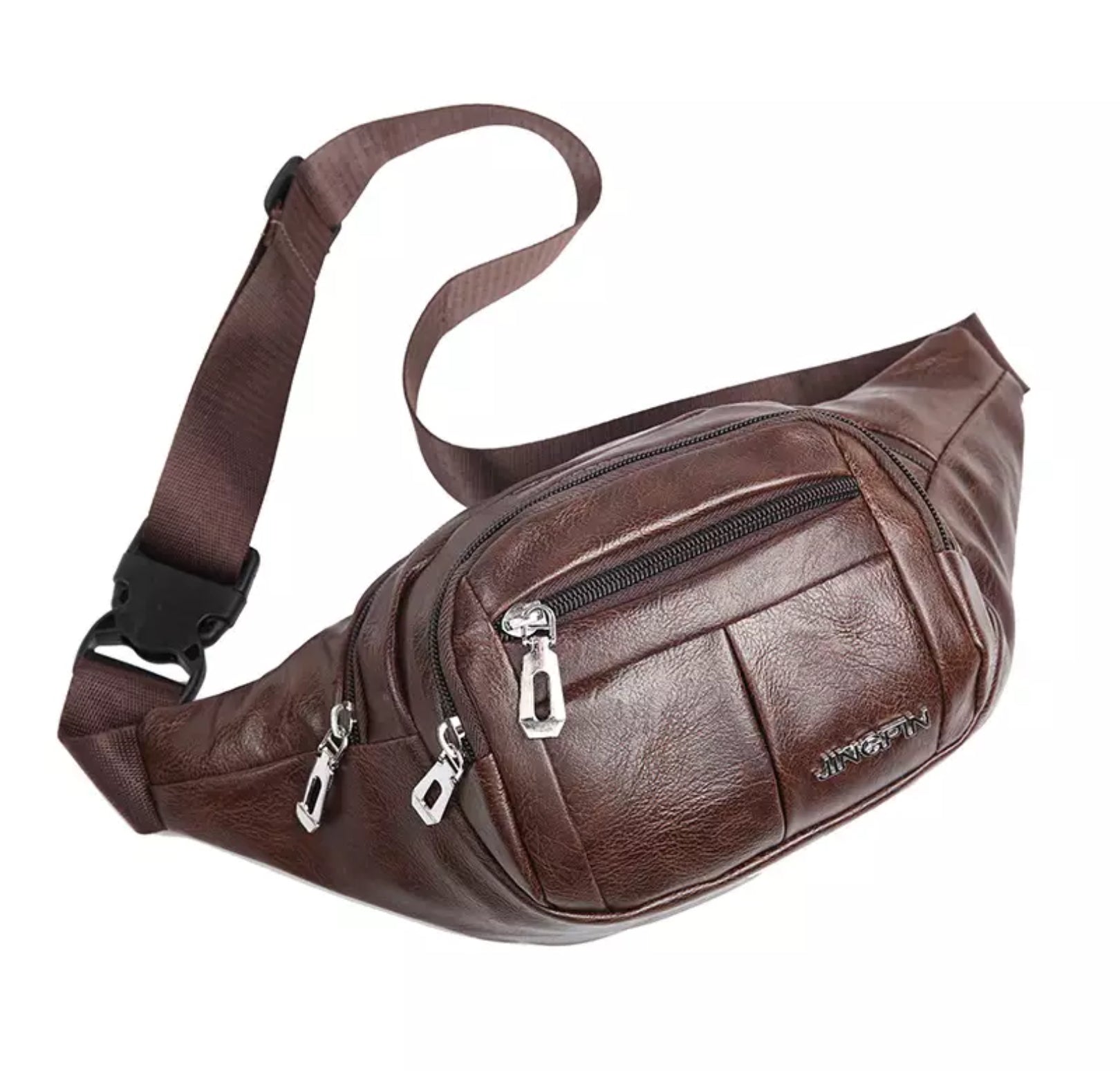 Men's Waist Bag Multi-purpose PU Leather