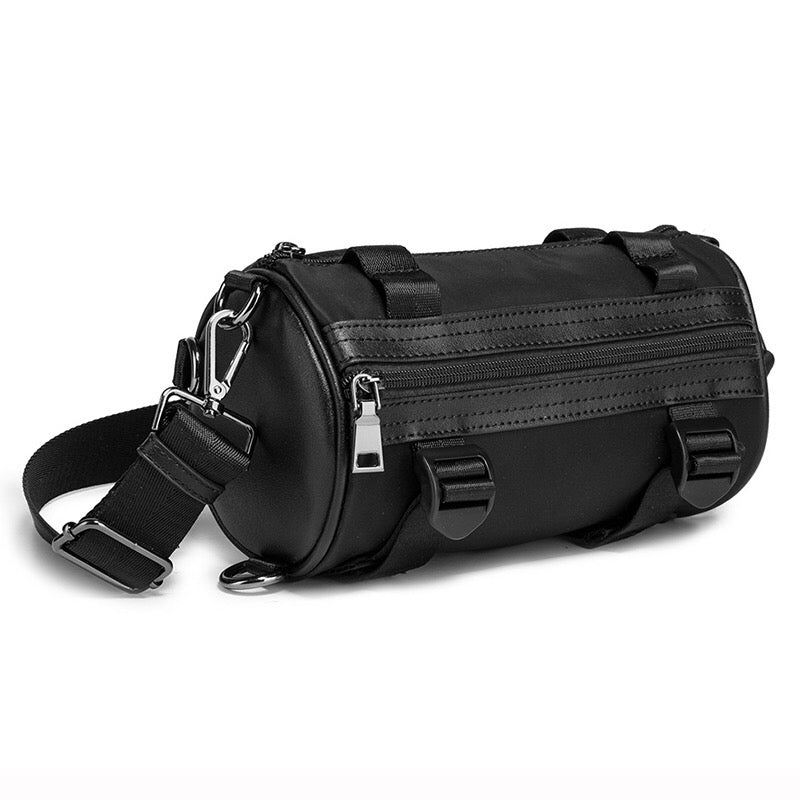 Men's Crossbody Travel Mini Bag | Cylinder Trunkey Bag