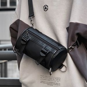 Men's Crossbody Travel Mini Bag | Cylinder Trunkey Bag