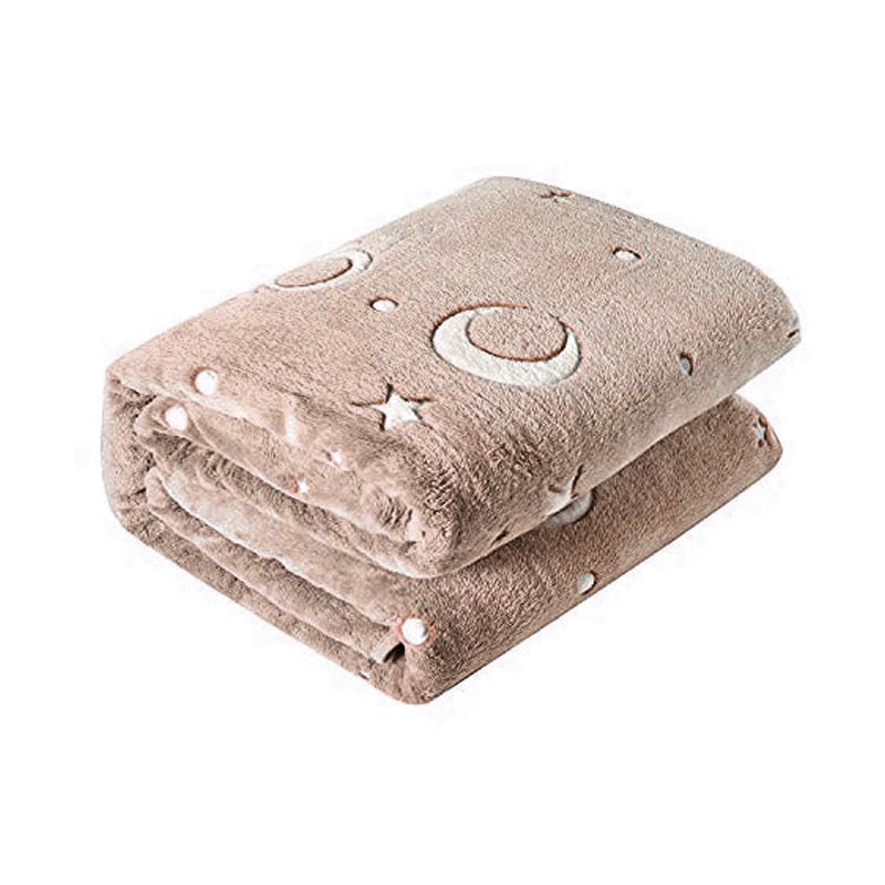 Glow in Dark Luminous Flannel Blanket For Kids | Feather Touch Magic Blanket Zaappy
