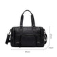 Luxury Men Durable Zipper Luggage Bag | LL PU Leather Travel Duffle Bag Zaappy