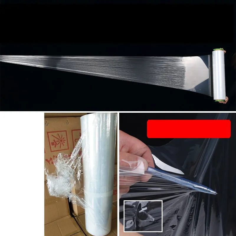 Stretch Film Luggage Packaging | Cling Film Luggage Wrapper White