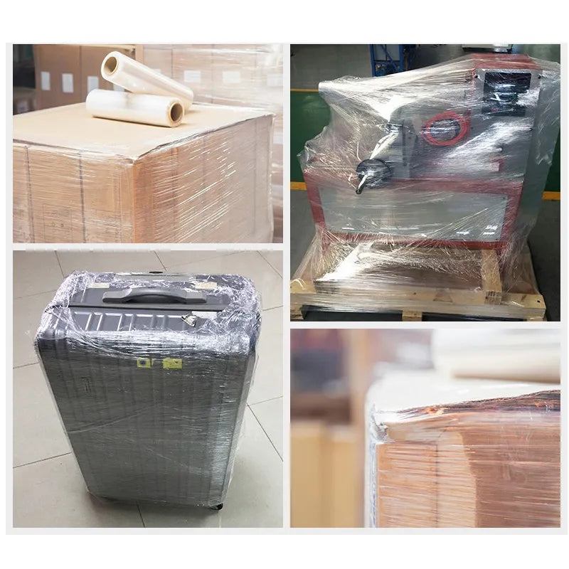 Stretch Film Luggage Packaging | Cling Film Luggage Wrapper White