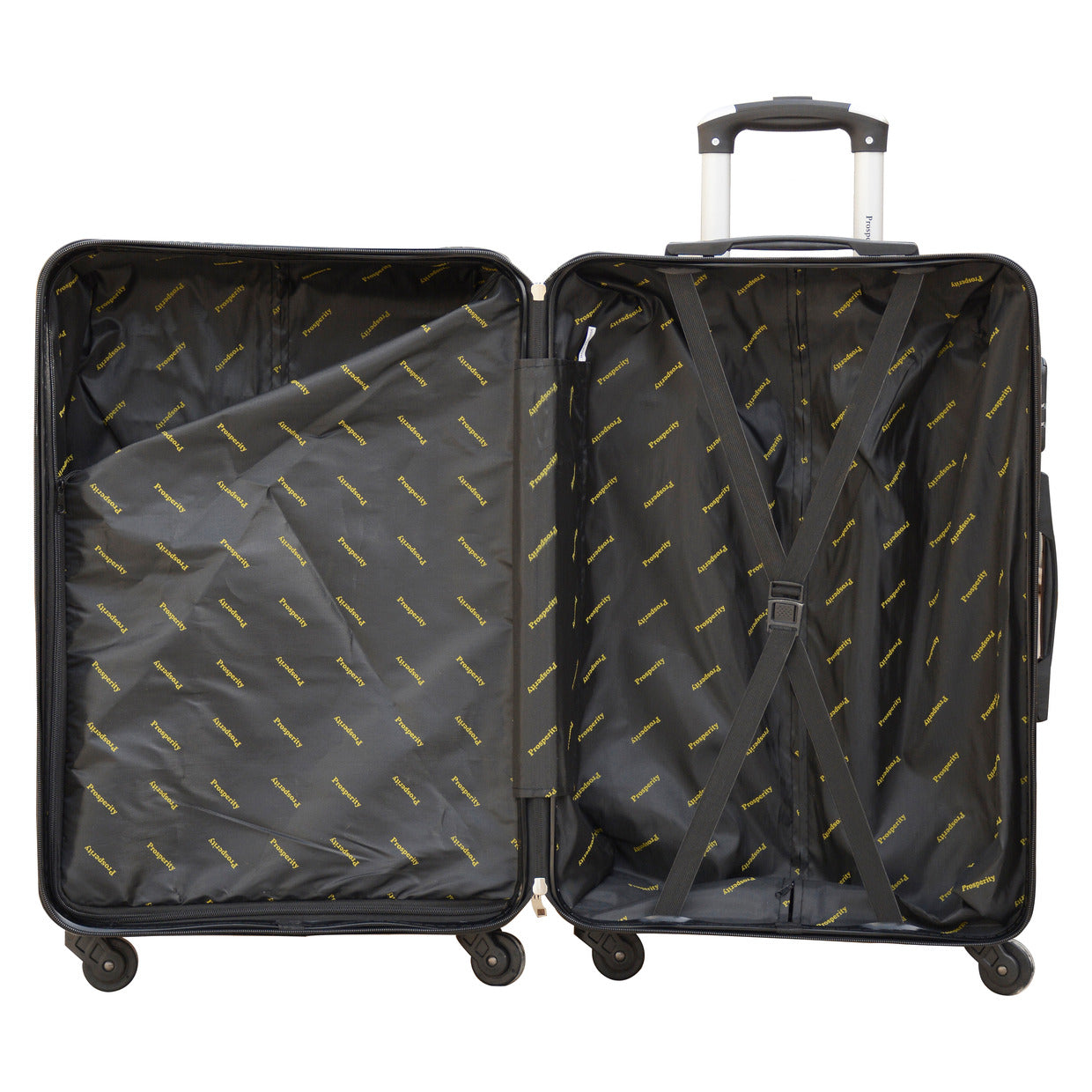 3 Pcs Full Set Maroon Colour Four Wheel Prosperity Lightweight ABS Luggage | Hard case Trolley Bag | 2 Year Warranty