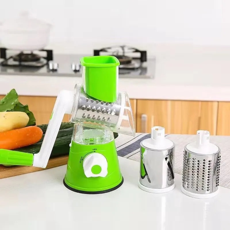 Multifunctional Rotary Cheese Grater | Kitchen Food Chopper for Vegetable | Cheese and Fruits