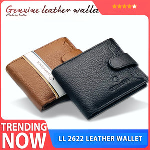 Trending Men Wallet Zipper Purse | LL 2622 Leather Wallet - LLWALTZICX