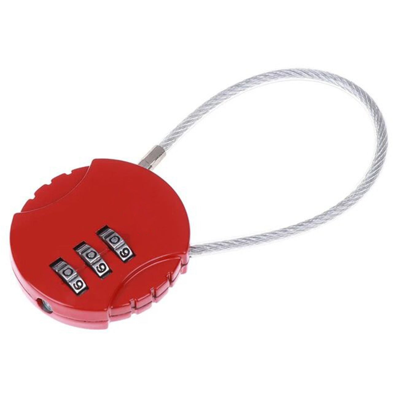 3 Digit Combination Cable Lock for Travel Luggage