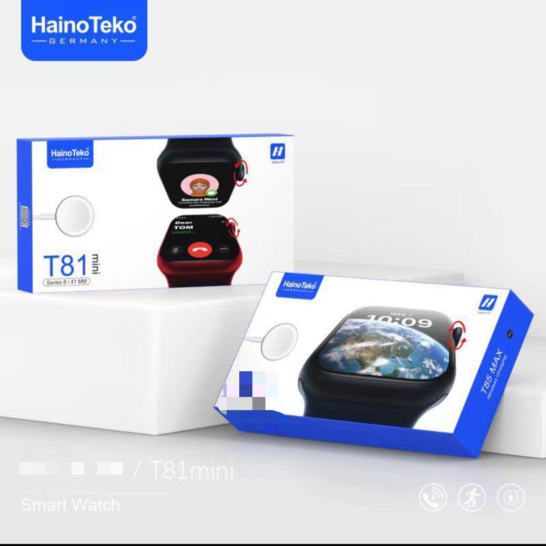 Haino Teko Germany T81 mini, 44mm Smart Watch | swswsibnbk