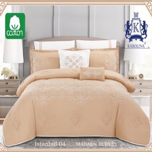 Turkey Istanbul - 04 Karolina 10 Piece Comforter Bedding with sheet and Decorative Pillow Shams | Made in Turkey Istanbul - 04