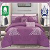 10 Piece Comforter Bedding With Sheet and Decorative Pillow Shams | Made in Turkey Ivanka - 01