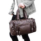 Luxury Men Durable Zipper Luggage Bag | LL PU Leather Travel Duffle Bag Zaappy