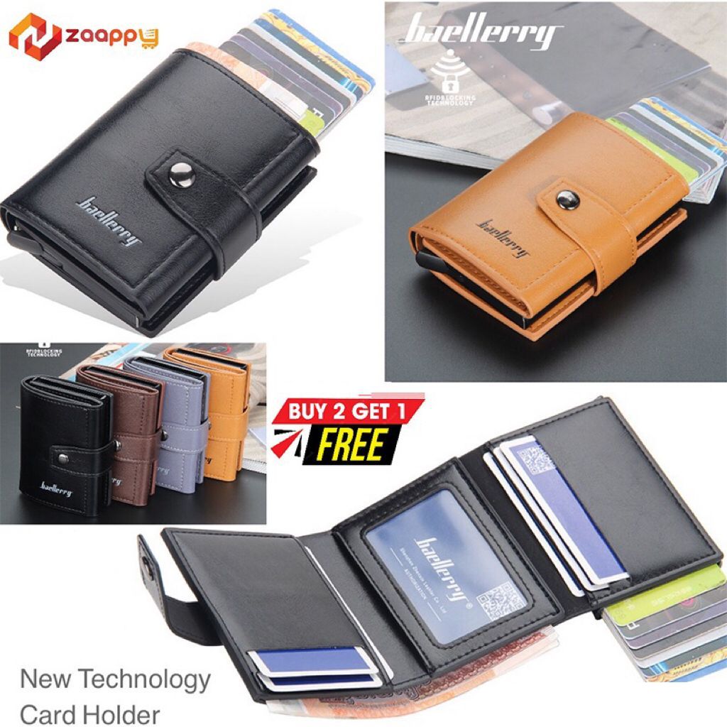 New Technology Card Holder Wallet | Buy 2 Get 1 Free
