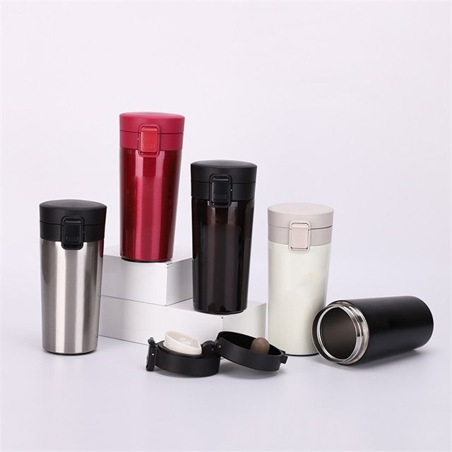 Hot Coffee Mug 380ml Office Coffee Bottle Hot Water Bottle