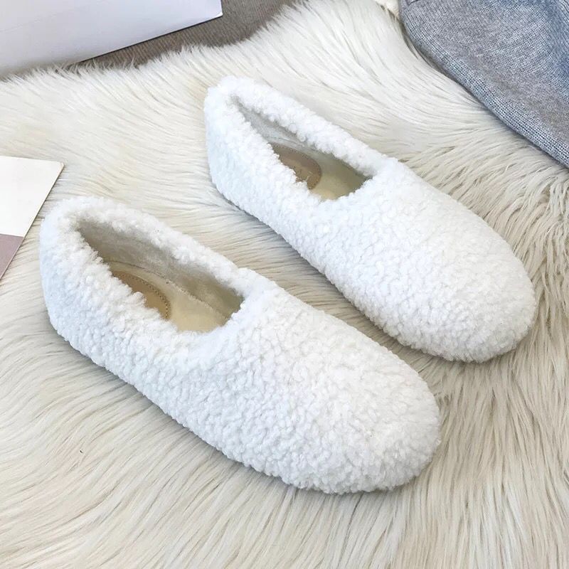 Minimalist Fuzzy Winter Warm Plush Slipper For Men and Women | Unisex Indoor Slipper Zaappy