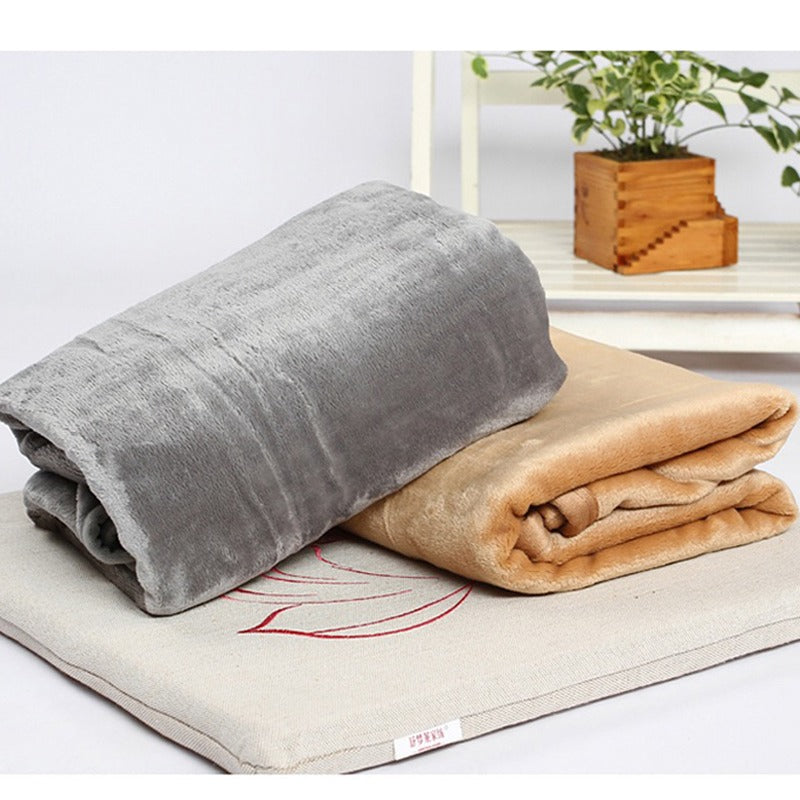 Marbella Plain Double Blanket King Size | Marbella Flannel Blanket