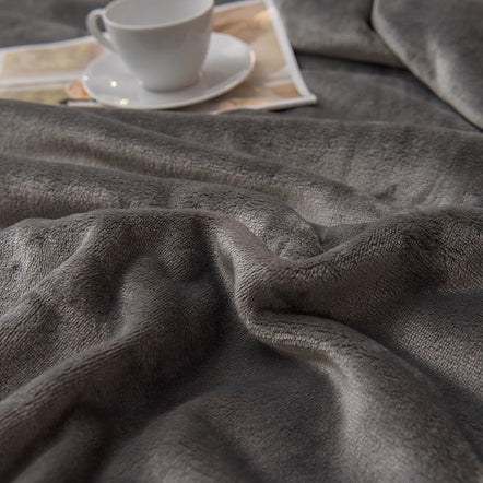 Marbella Plain Single Blanket | Marbella Flannel Blanket