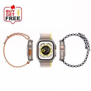 Buy 2 Get 1 Free | Ultra 8 Smart Watch 49mm with Bluetooth Calling