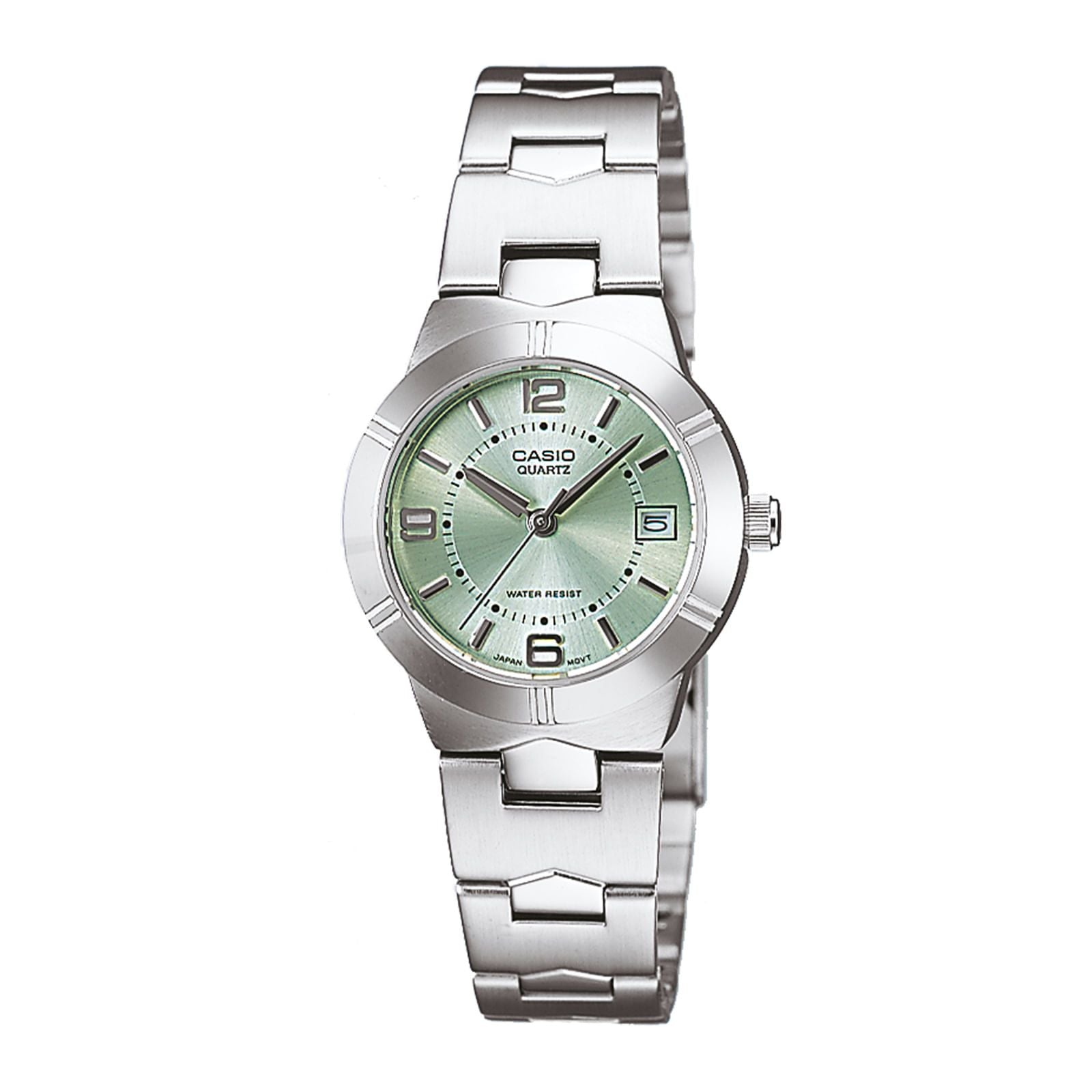 Casio Women's Silver Analog Metal Strap Watch LTP-1241D-3ADF - B14