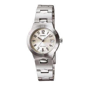 Casio Women Silver Analog Metal Strap Watch LTP-1241D-7A2DF - B15