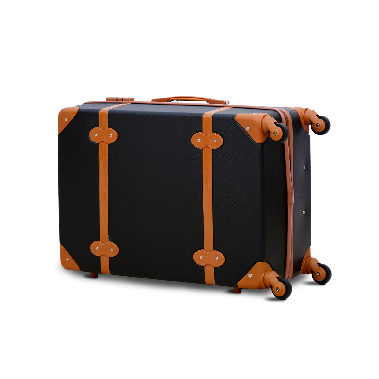 4 Pcs Full Set 7” 20” 24” 28 inches Lightweight ABS Luggage | Corner Guard Black and Brown