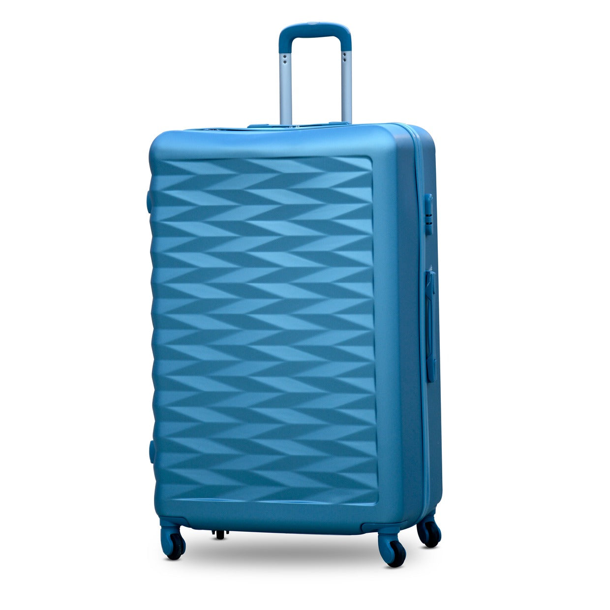 4 Pcs Set 20"24"28"32 Inches Blue Lightweight ABS Luggage Hard Case Trolley Bag | 2 Years Warranty | ASD Lightweight Luggage